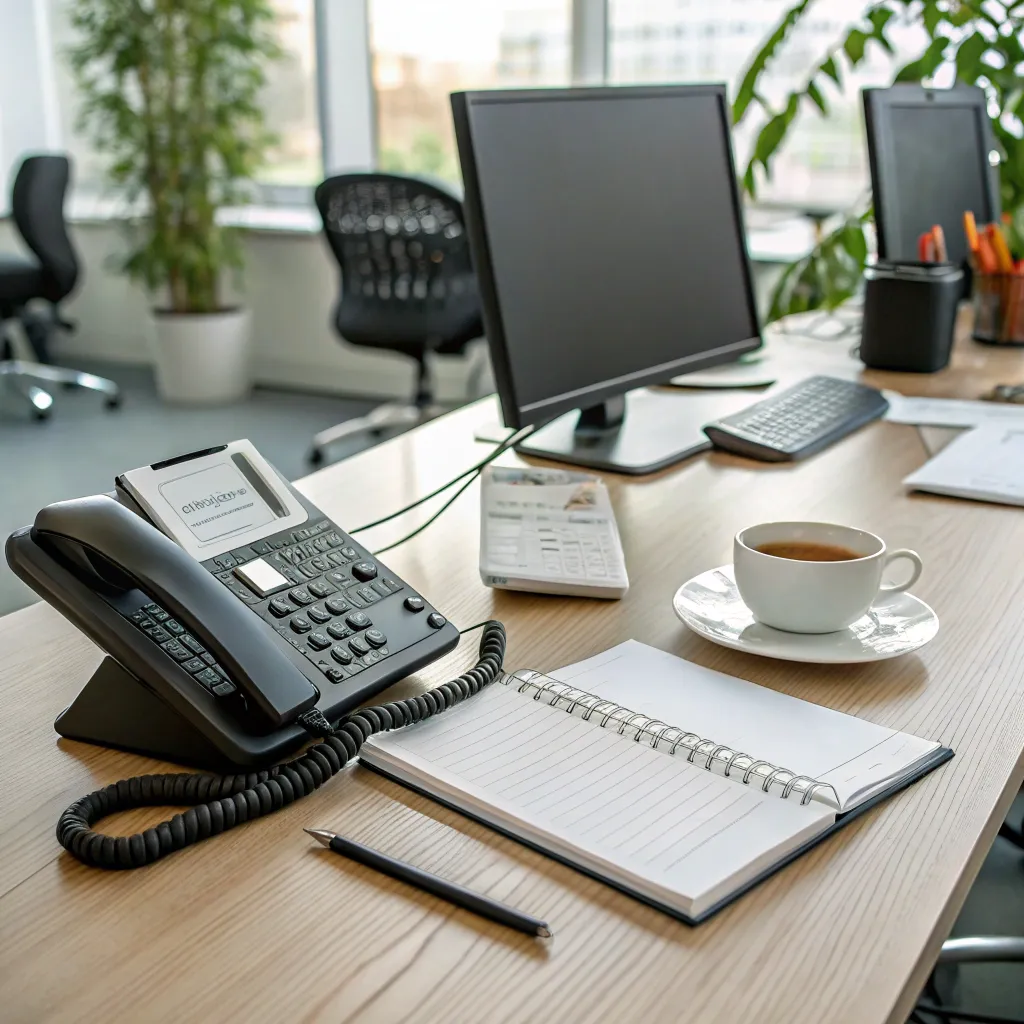 Contact office illustration