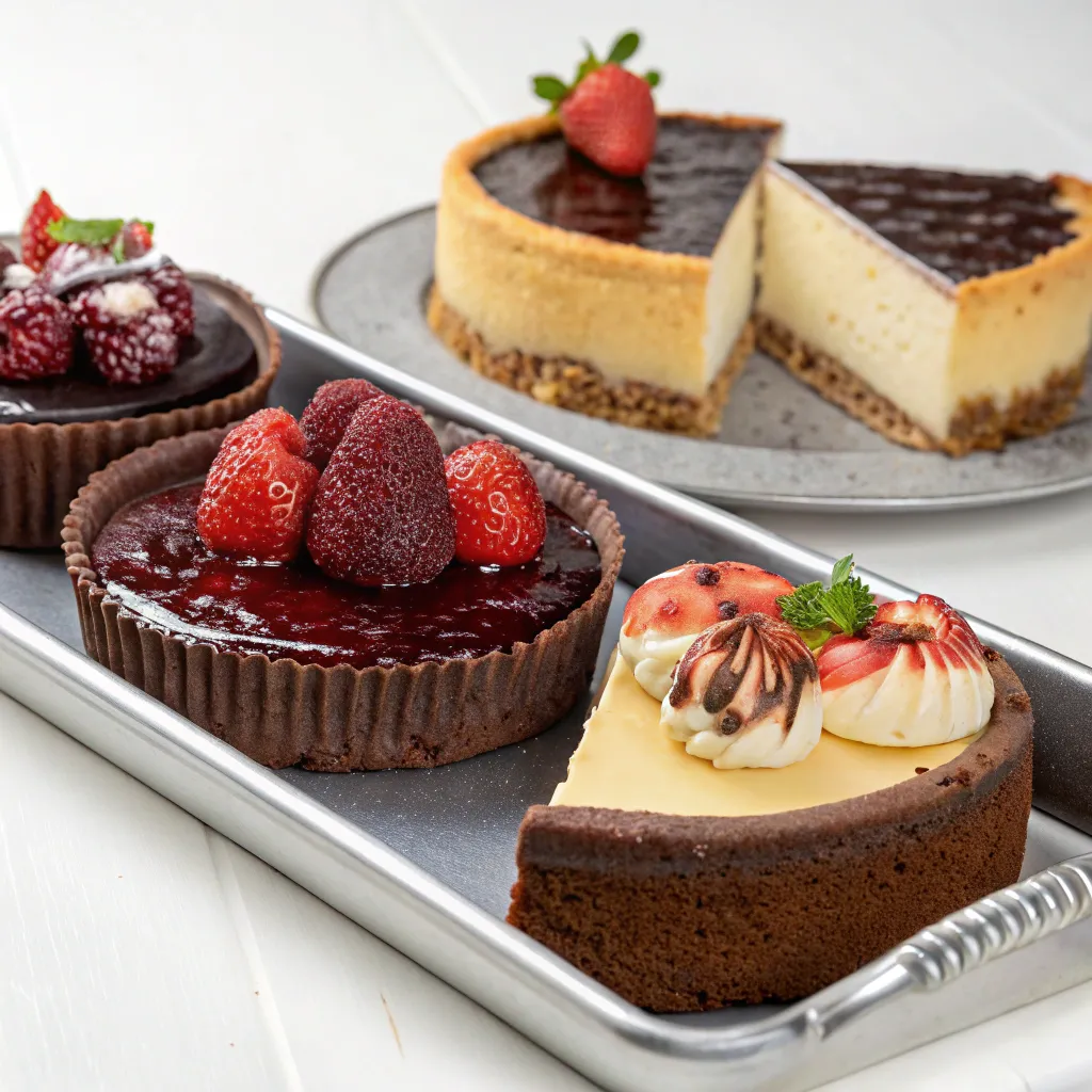 Tempting dessert selection